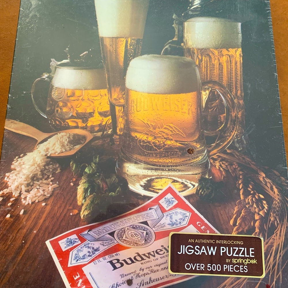 Vintage 1982 Budweiser Jigsaw puzzle